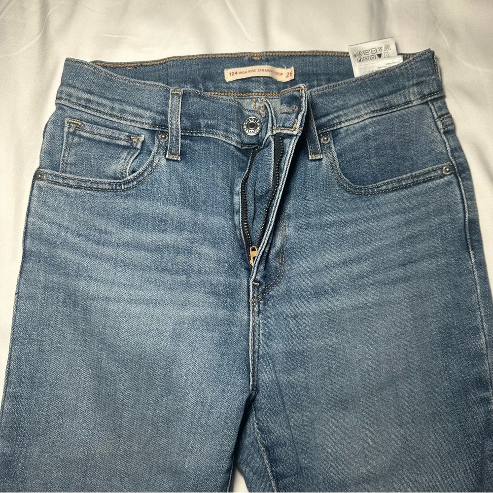 Women’s Levi’s 724 High Rise Straight Crop Jeans